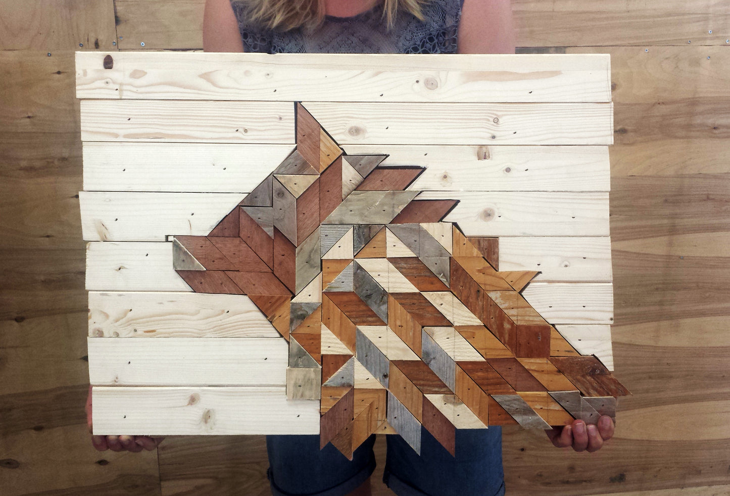 Teambuilding: Geometrische Wall-Art