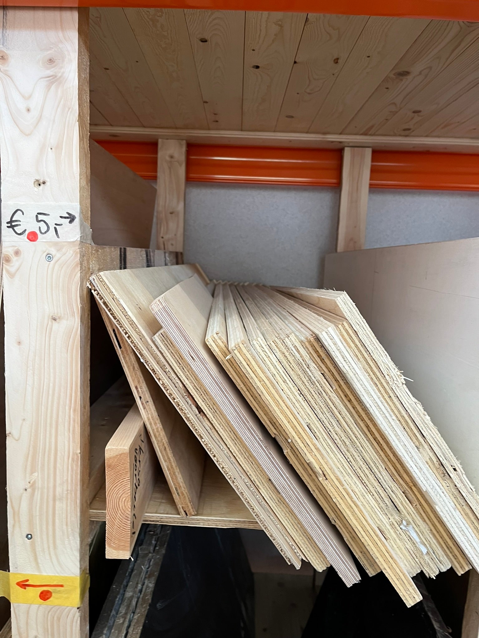 plaatmateriaal €5 vak