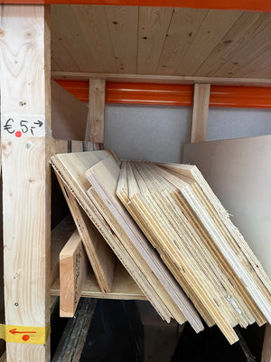 plaatmateriaal €5 vak