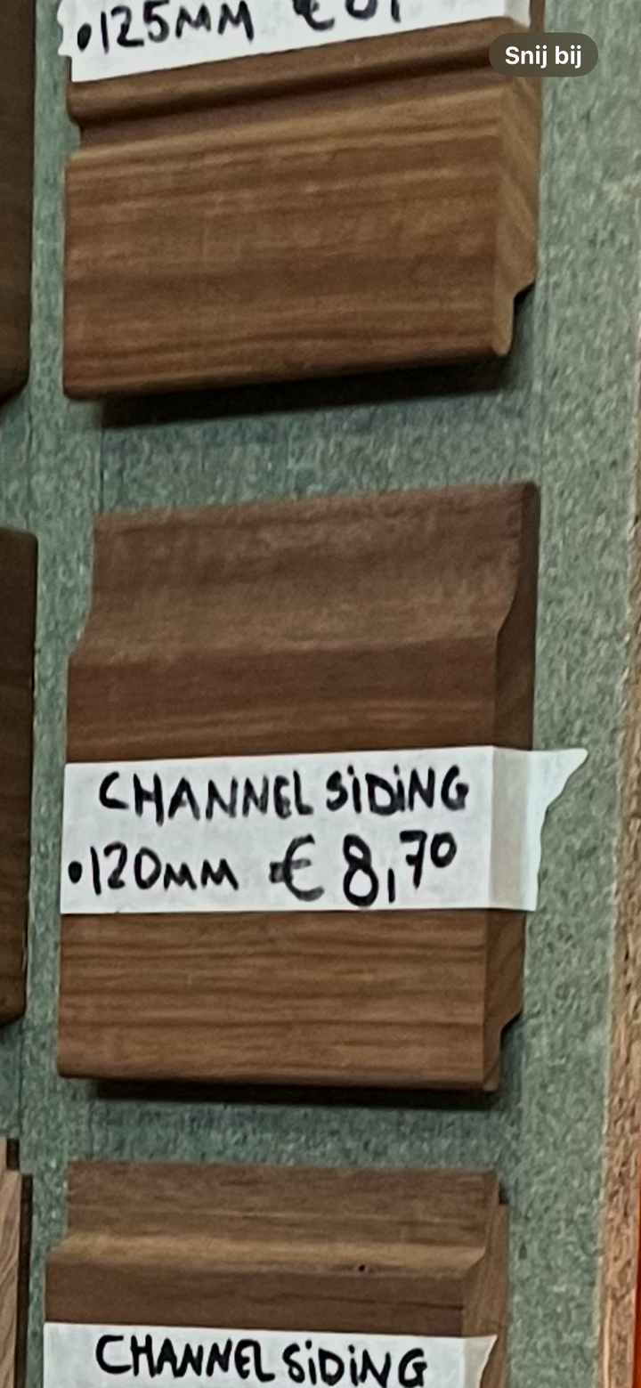 frake channelsiding 120mm