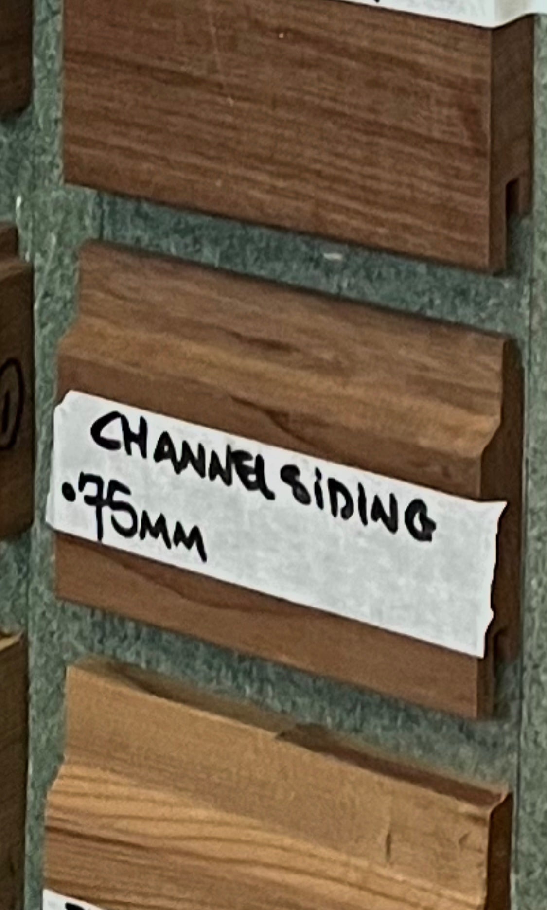 frake channelsiding 75mm