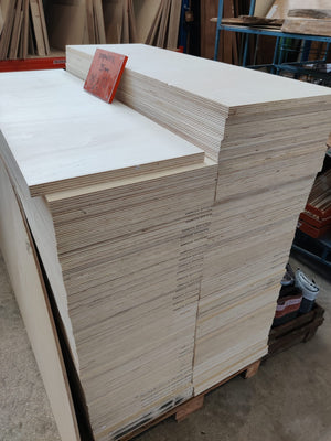 Multiplex populier 25mm 39,5x122