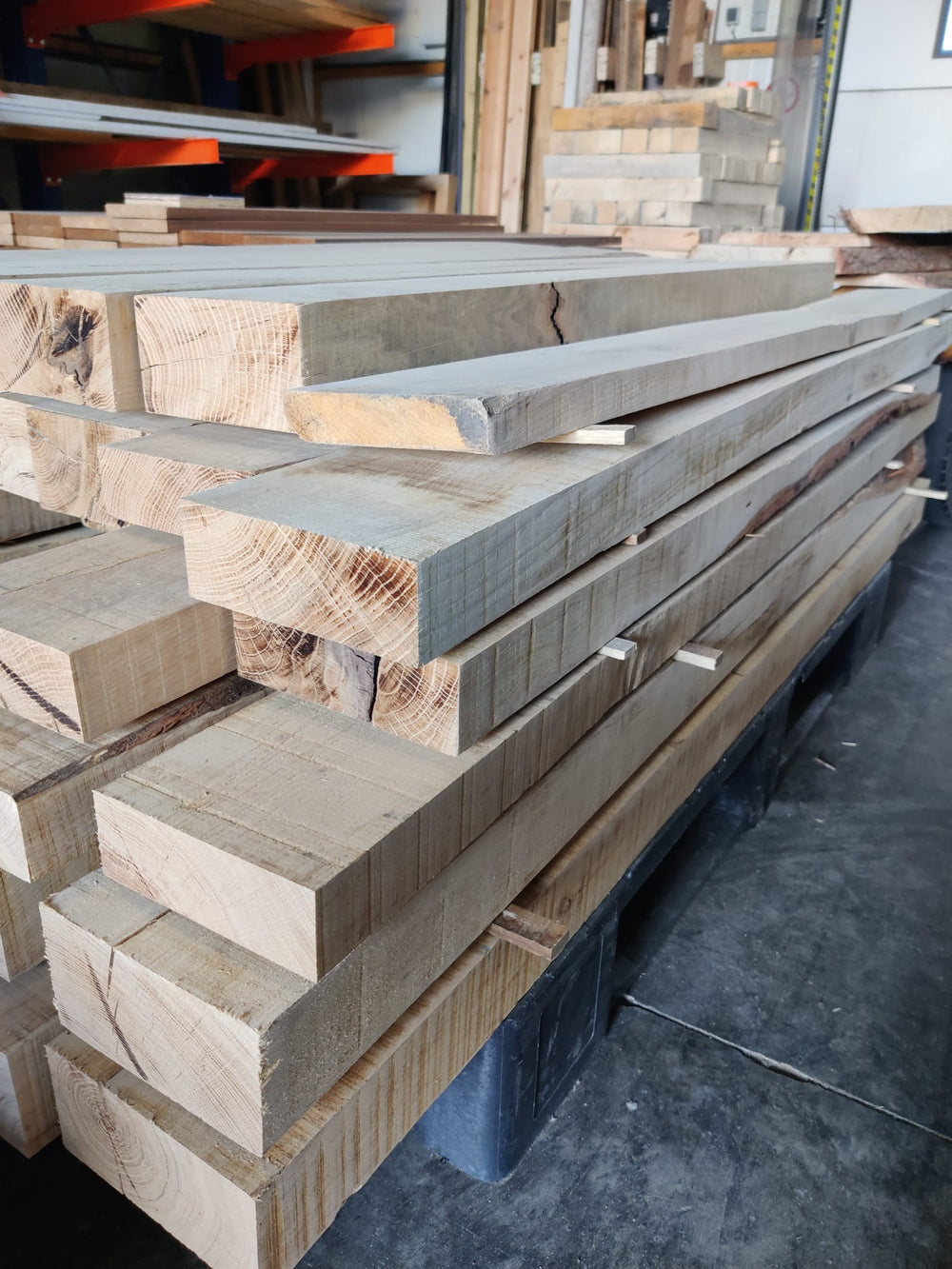 Eiken balk 50x150mm €22 ps