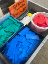 Glasblokjes €0,10 ps