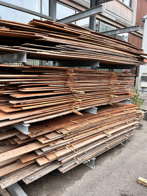 Hardhout planken €4 pm