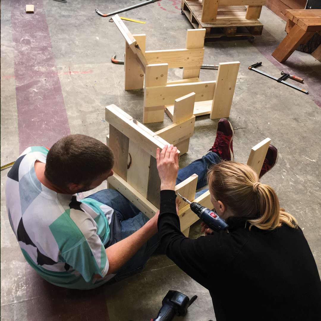 Workshop (1 day): Make a Rietveld chair