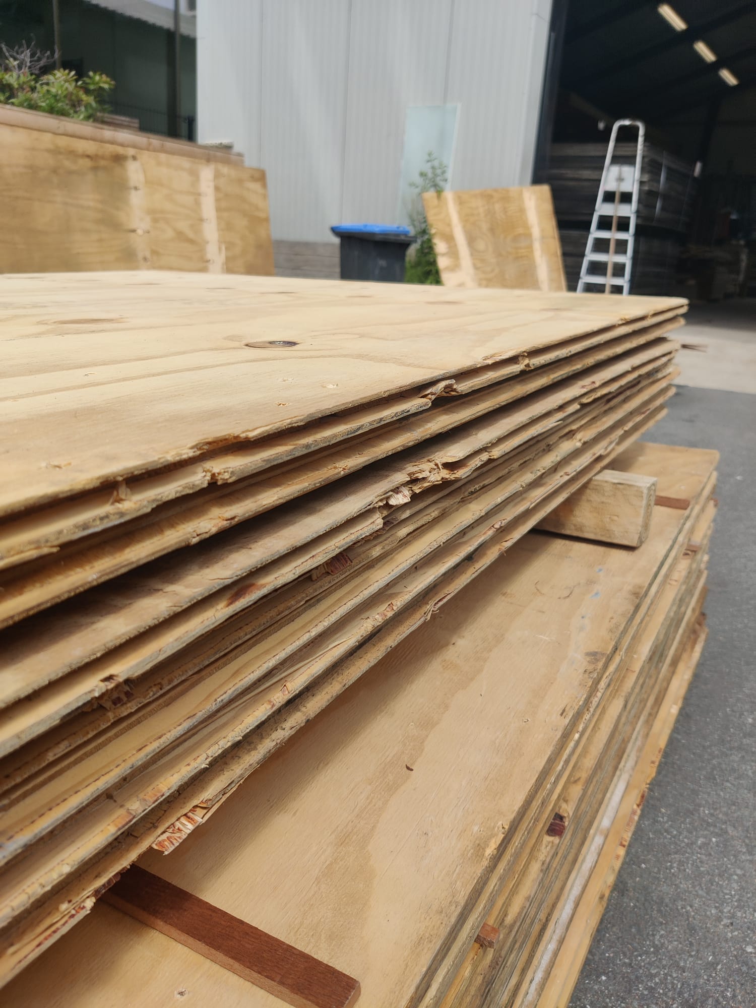 Underlayment gebruikt 18mm